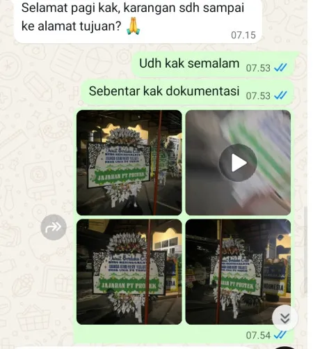 Pengiriman Papan Bunga Selamat Kramatjati