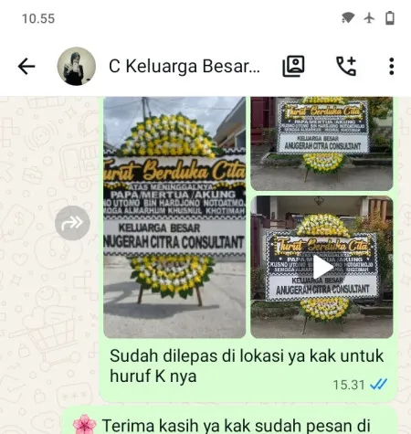 Pengiriman Papan Bunga Duka Kramatjati
