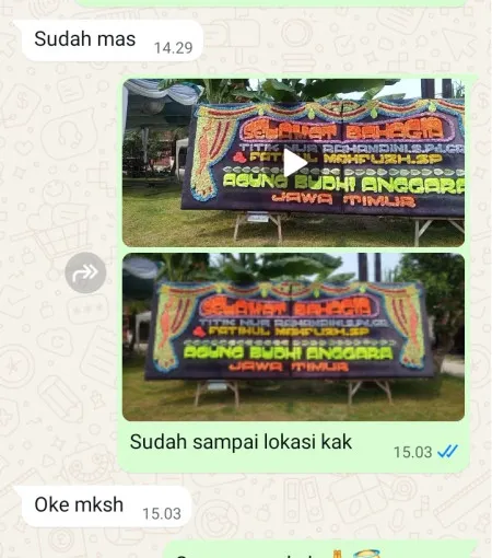 Pengiriman Papan Bunga Kramatjati