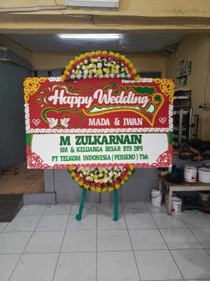 Papan Bunga di Kramatjati