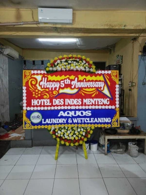 Papan Bunga di Kramatjati